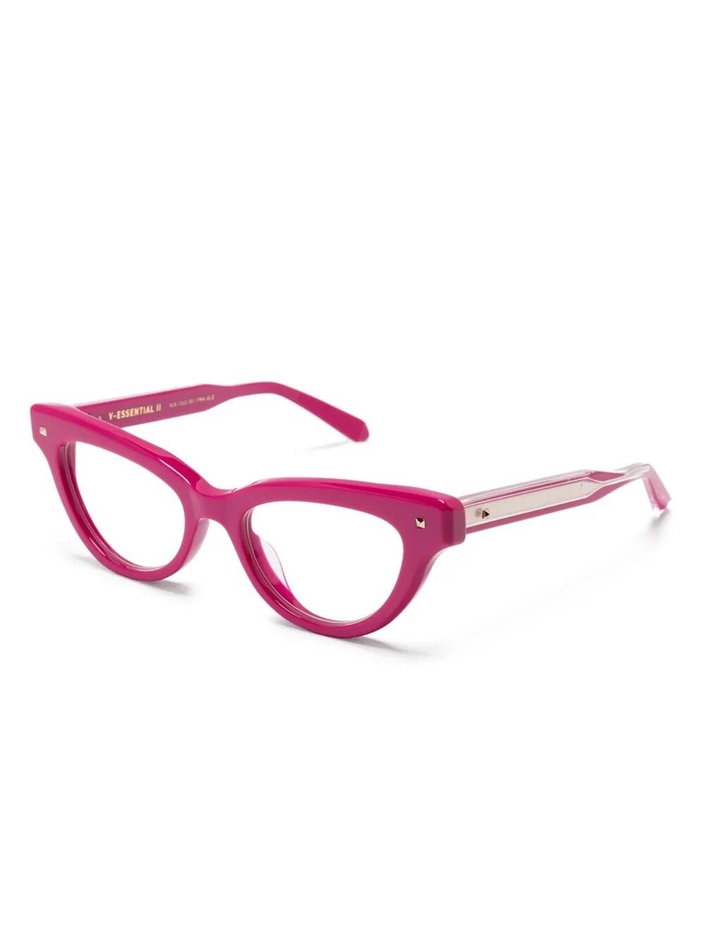 NEW!! Valentino Hot Pink Cat-Eye Women's Eyeglass Frames - Authentic